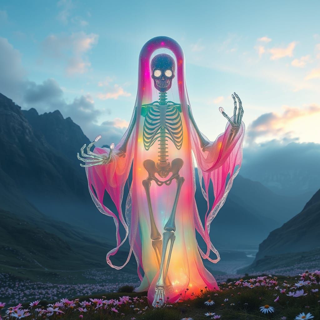 Cathedral Slime Walks Valley in Dreamy Bioluminescence