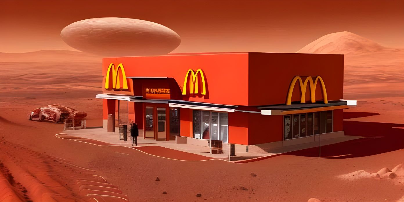 McDonald's on Mars: A Red Planet View
