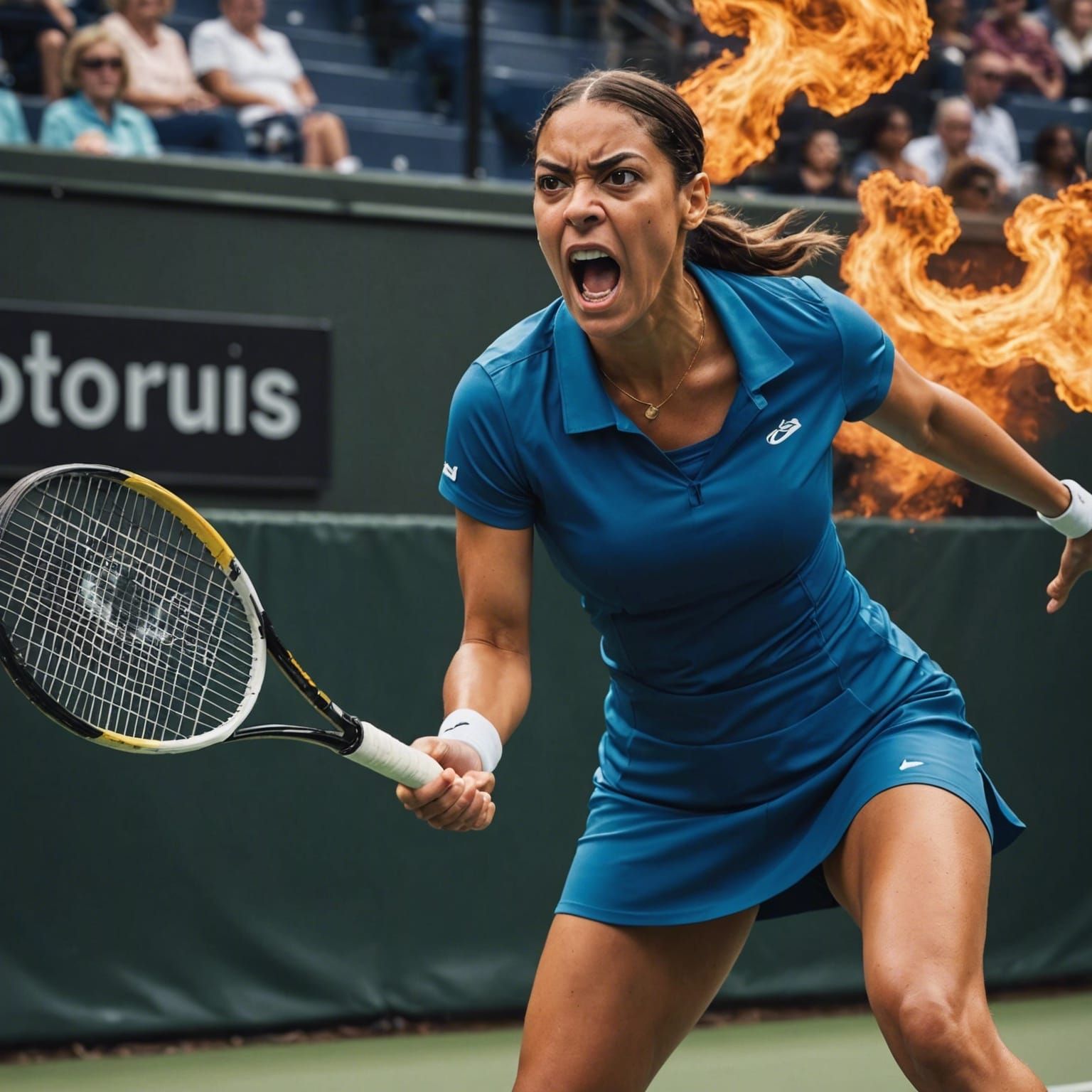 How Dare You!? *As she smashes the ball into the pavement on...