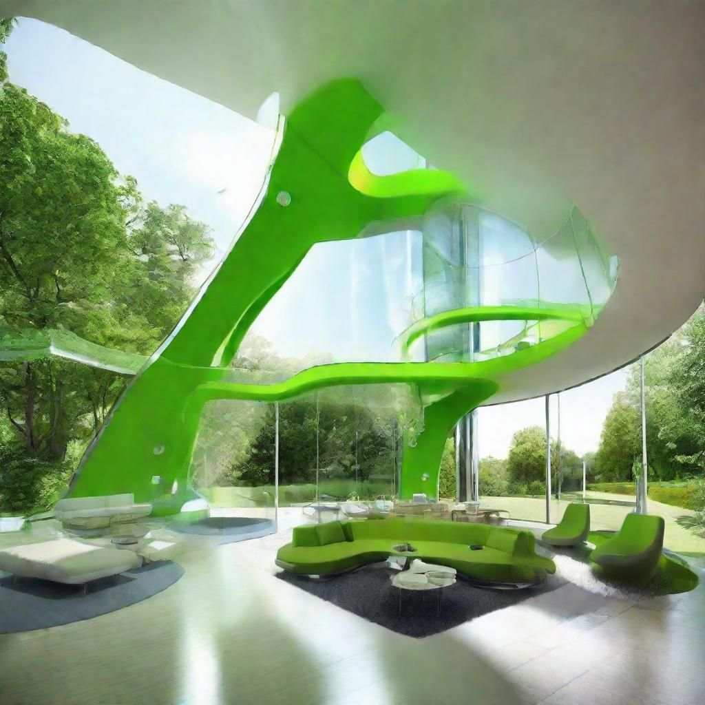 Futuristic Green Mansions: Sustainable and Smart