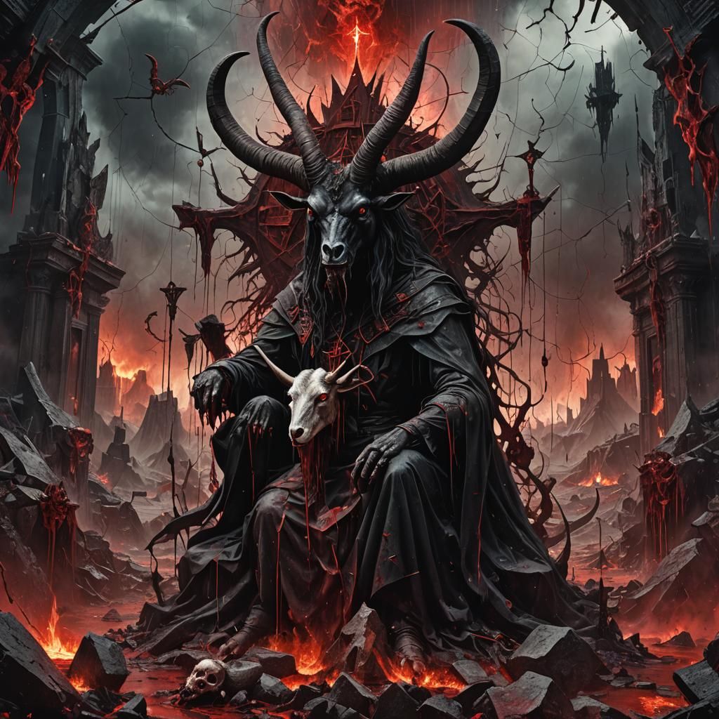 Dark Fantasy Tarot Cards in Beksiński Style