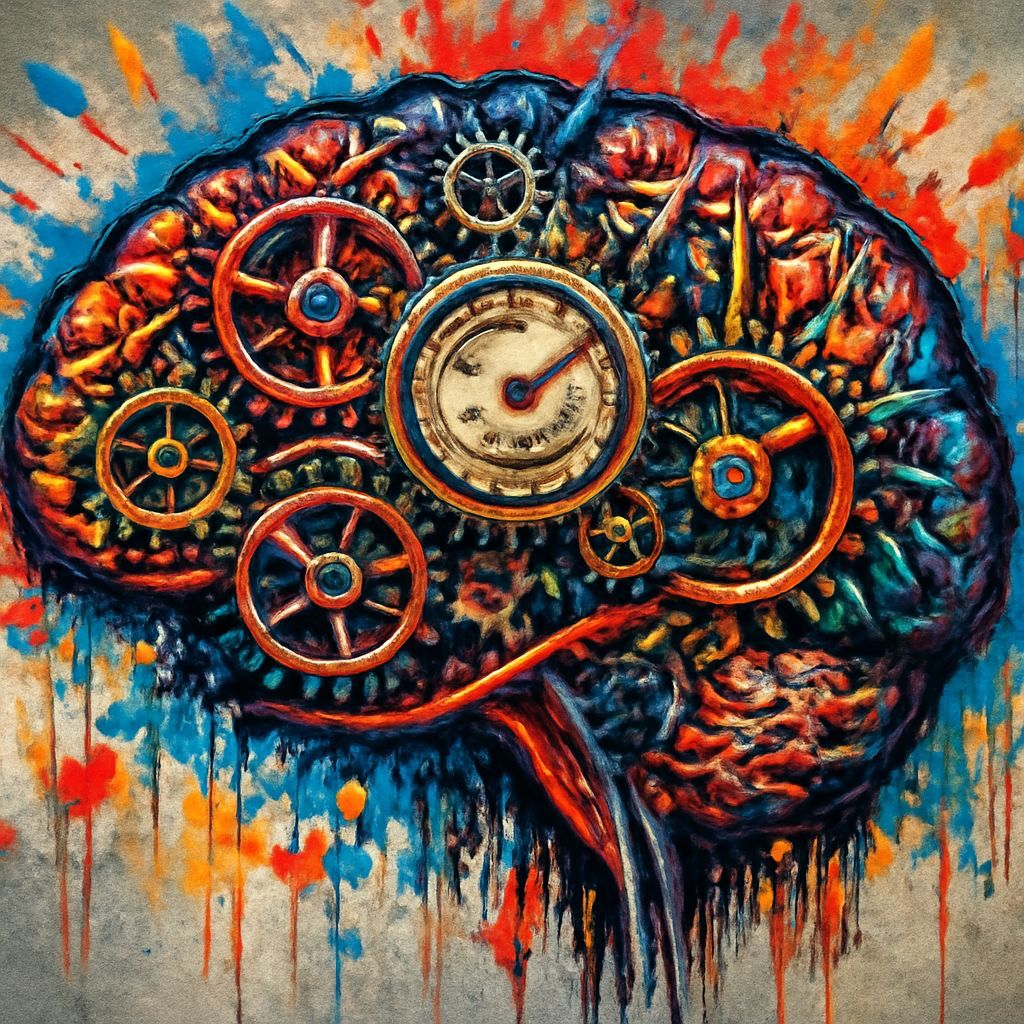 Clockwork Brain: Neural Network as Graffiti Splash Art