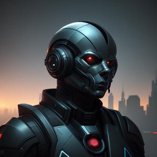 Digital Art Community Event in Cyberpunk Cityscape