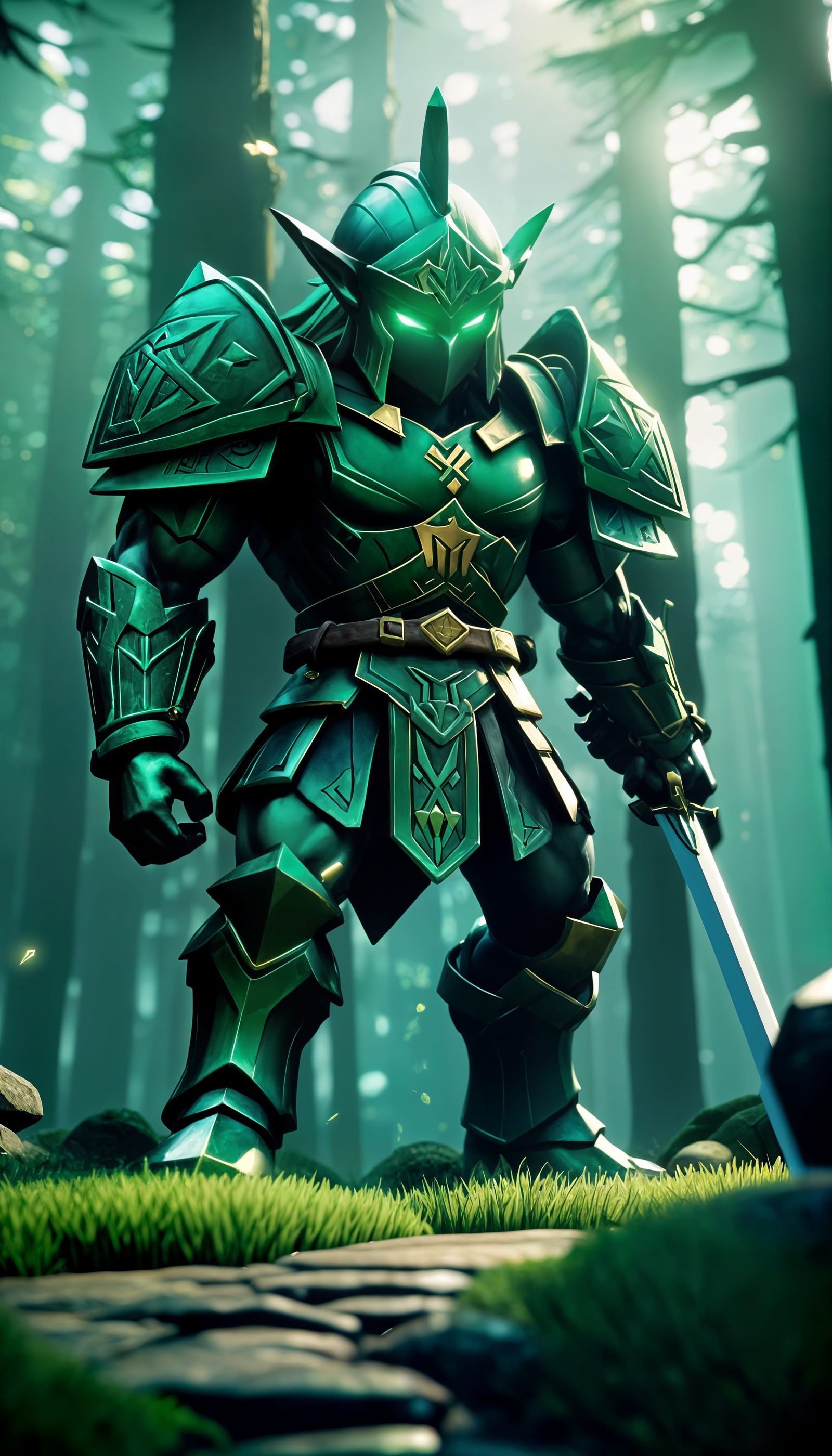 The Legend of Zelda: Forest of Resolve Packaging Art