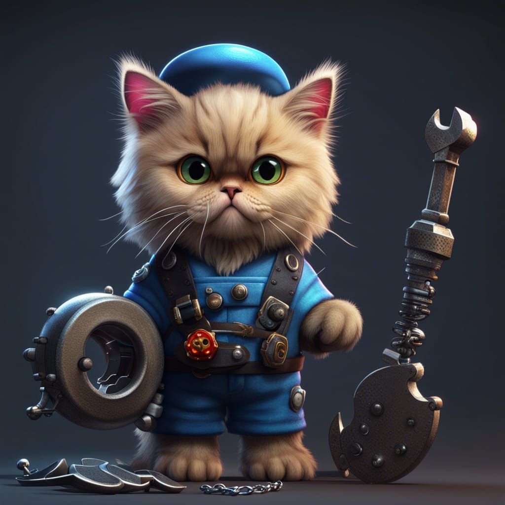 Plumber Cat
