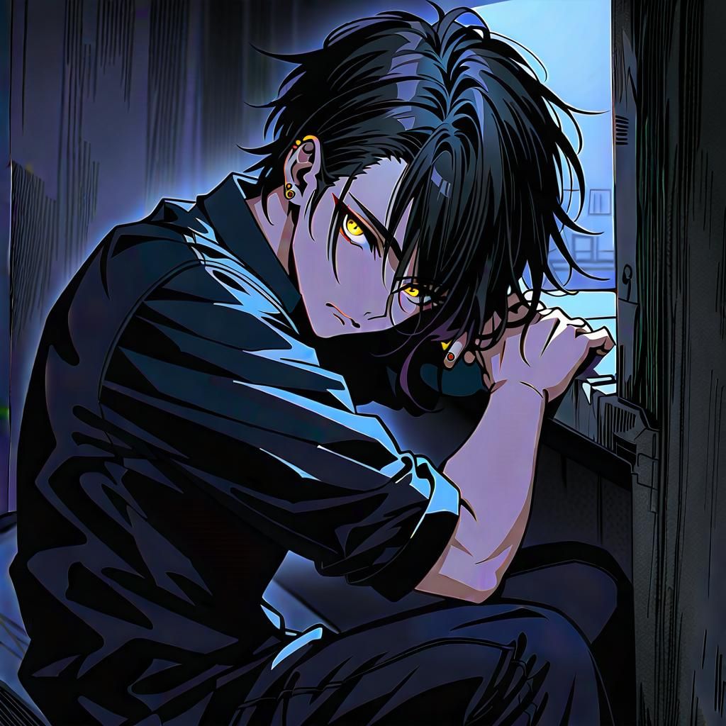 Boy in Alleyway at Night