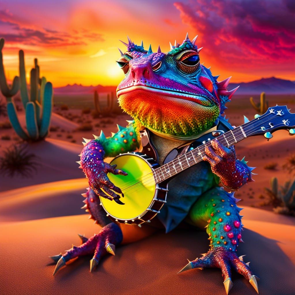 Je m’appelle" CRAPITO SOLEIL" et je joue du banjo