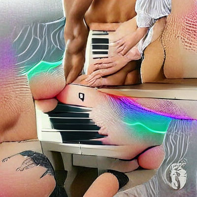 Surreal Abstract Piano Dreamscape