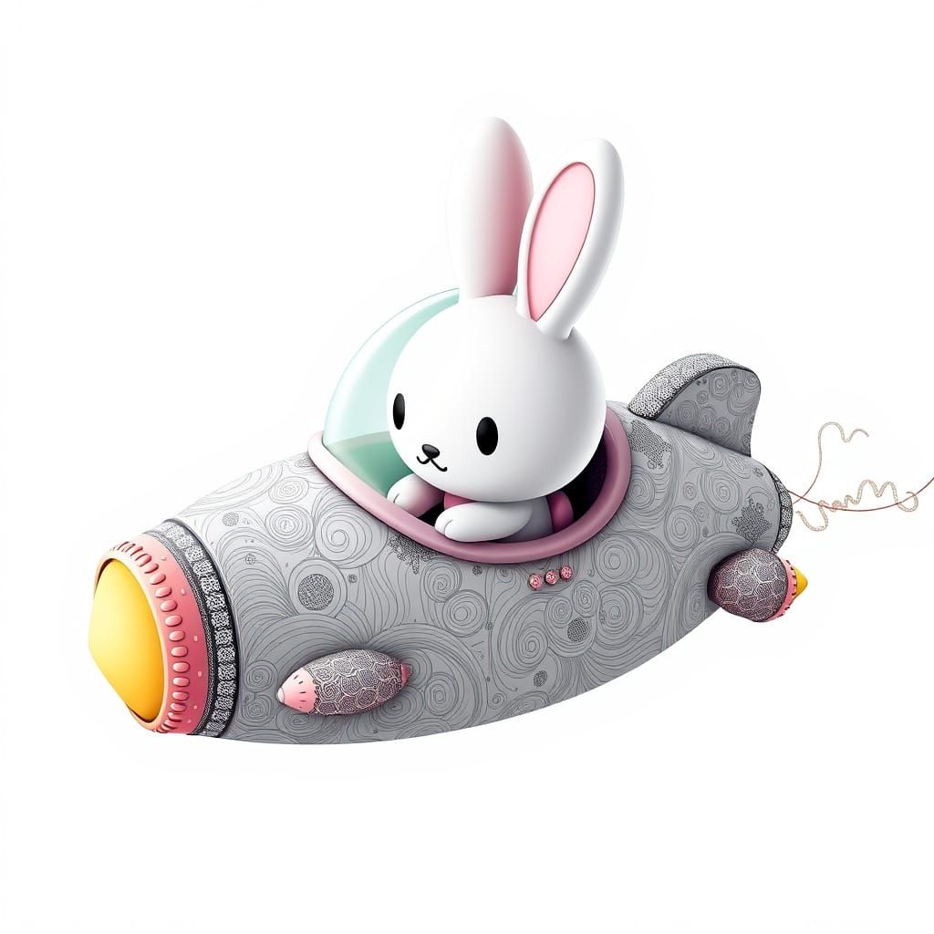 Miffy Bunny Spaceship