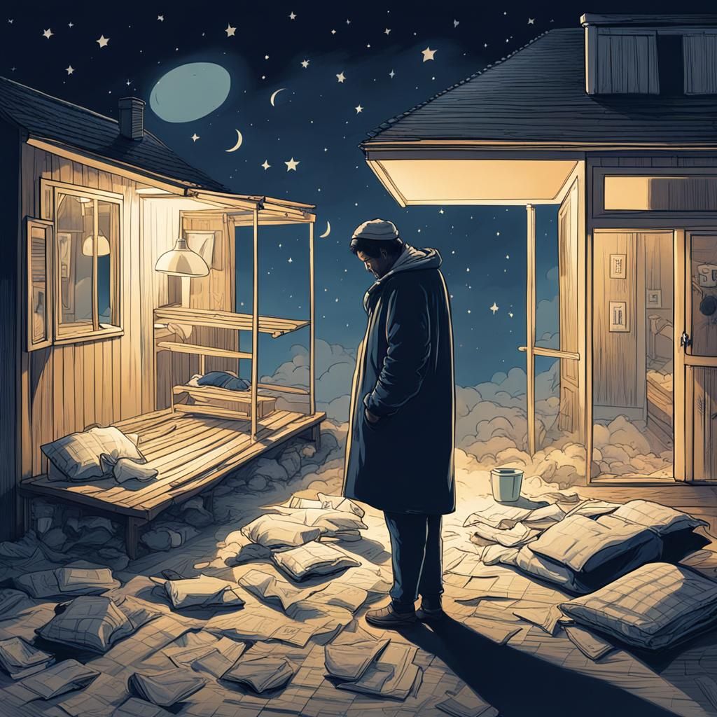 homme somnambule qui entre dans les maisons la nuit