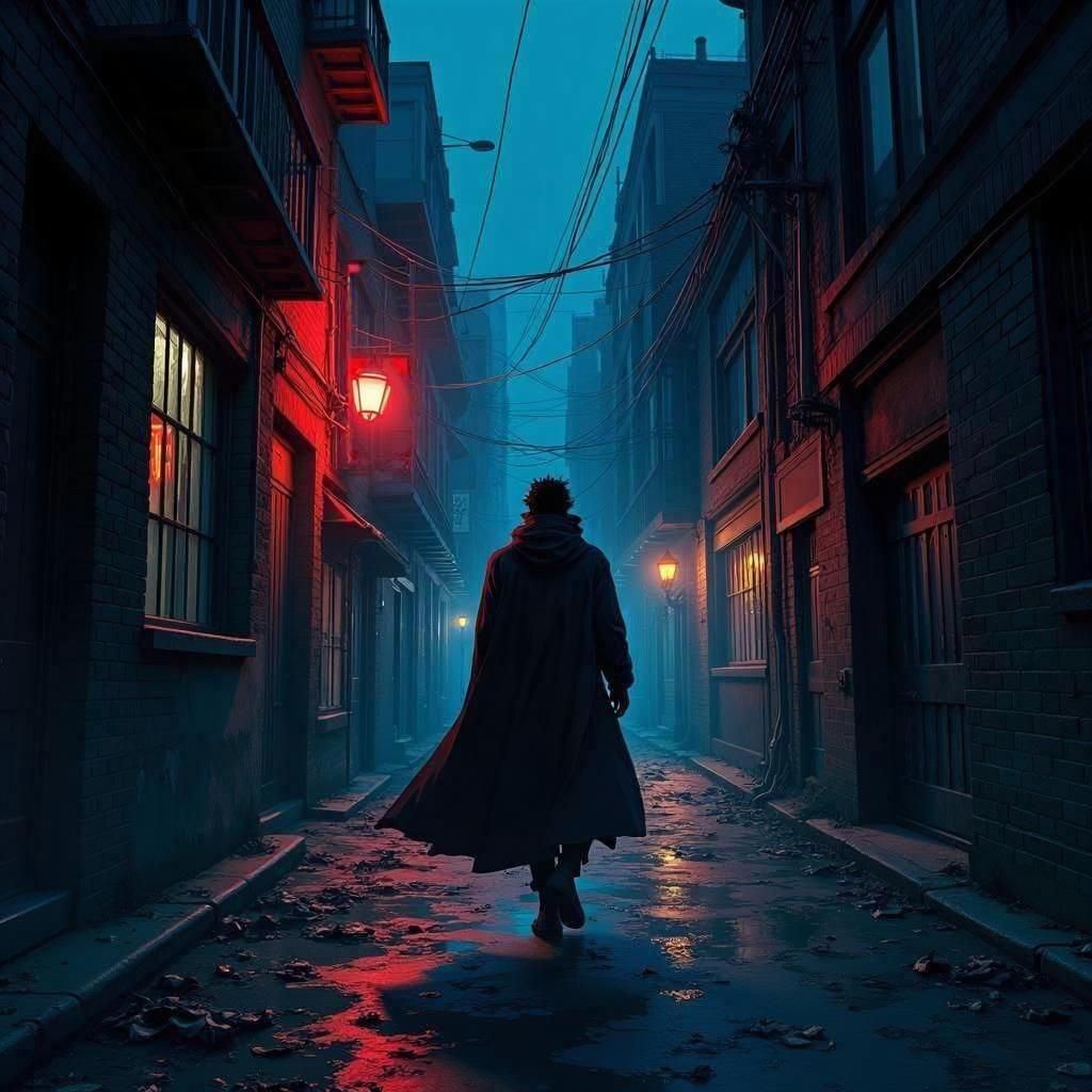 Cain Punishes Corruption in Dark Anime City