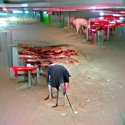 Dog in Meat Park: An AI Interpretation