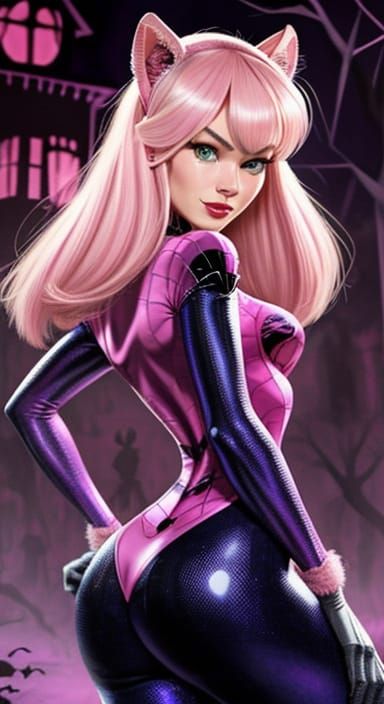 Surreal Lady in a Haunted Mansion, Inspired by Bruna Assis B...