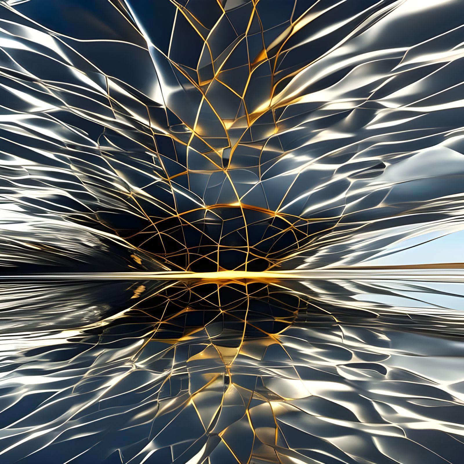 Epic Architectural Megastructure in Dreamy Light