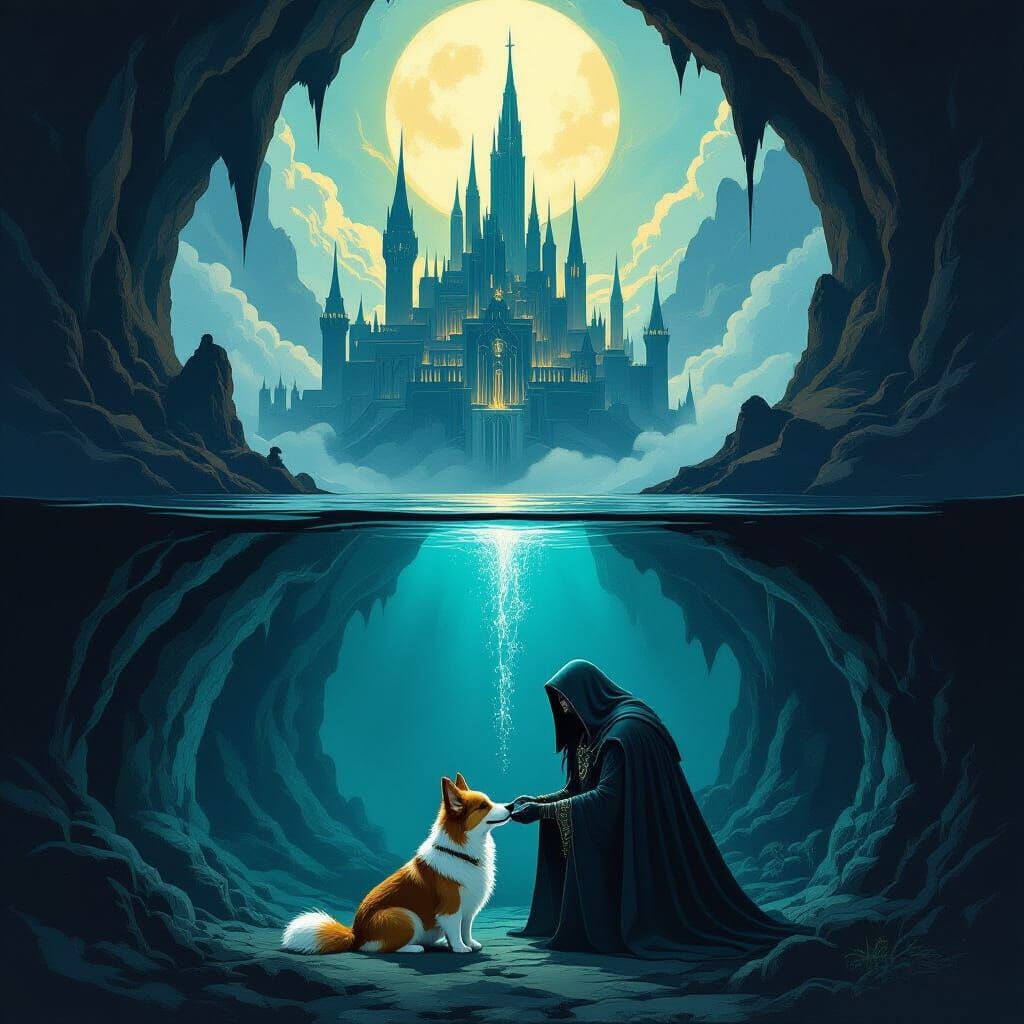 Gondor Above, Dark Forces Below with Witch King Feeding Corg...