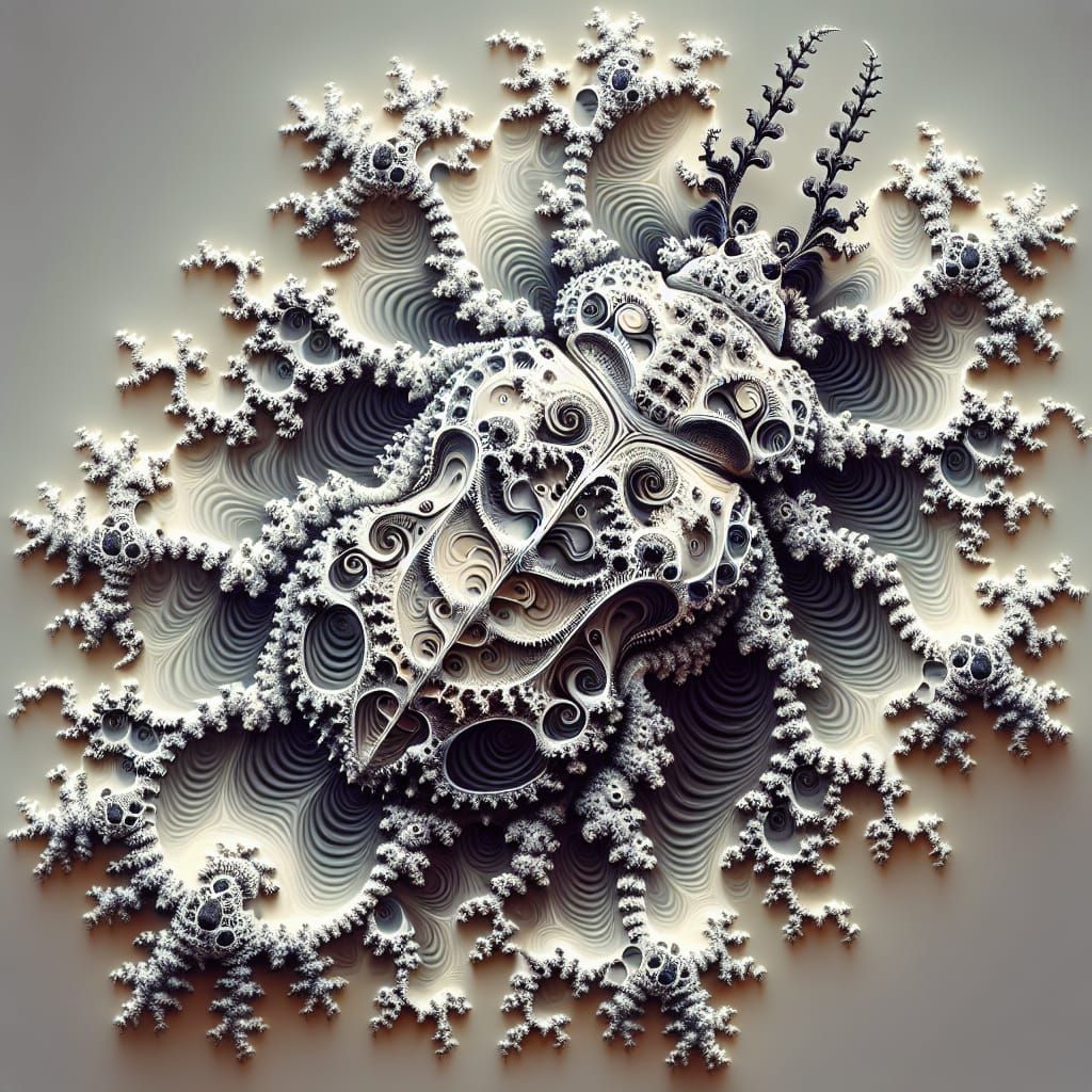 Mandelbrot Fractal Beetle: Nature Meets Math