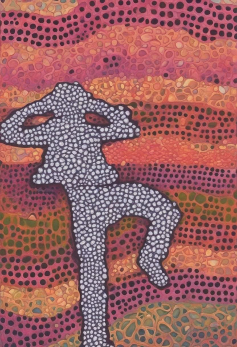 Hypermodern Psychedelic Pop Art Creation