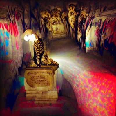 Haunting Opulence: Parisian Catacombs in Volumetric Light