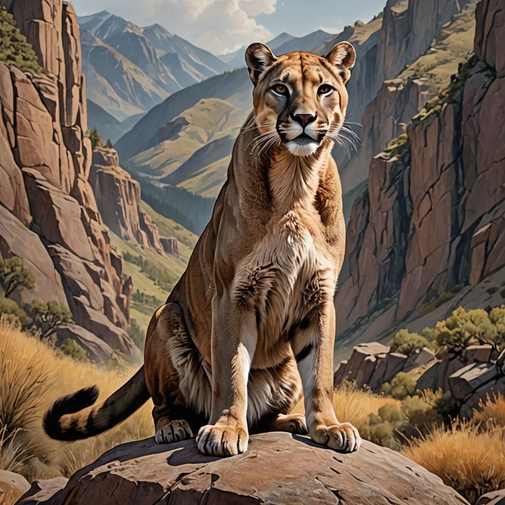 Superman as a Mountain Lion