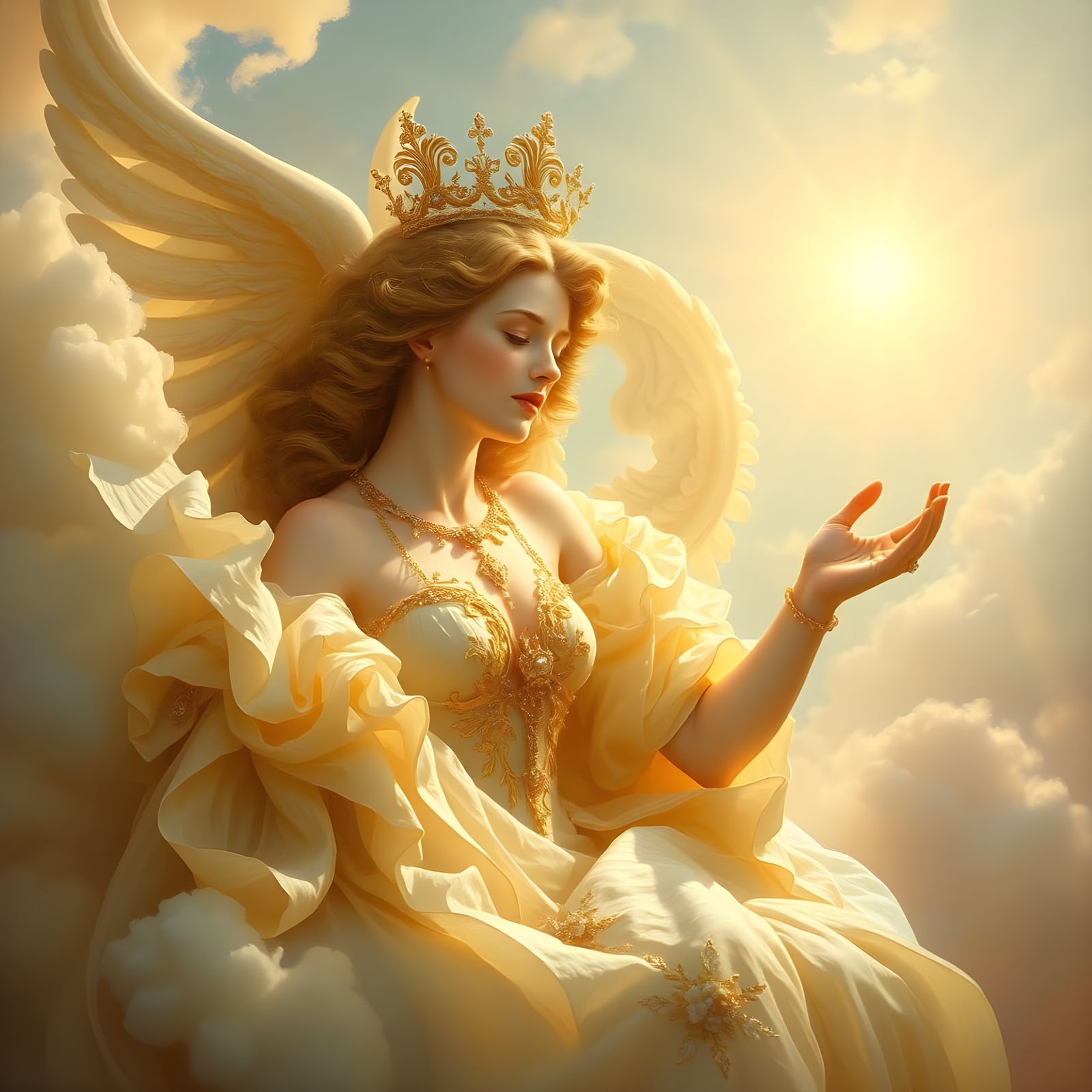 Chryselephantine Princess in Heavenly Sunshine