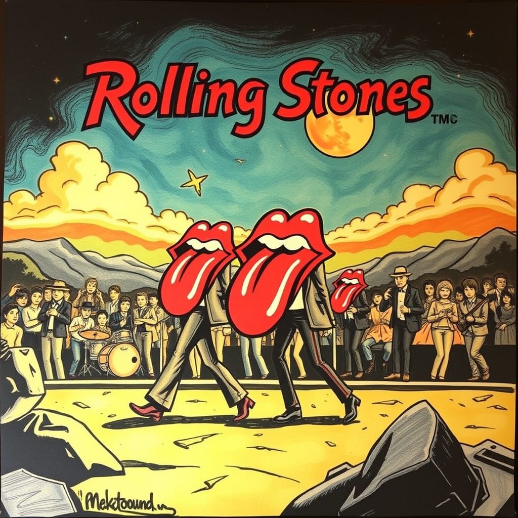 Rock Legends in a Vibrant Landscape