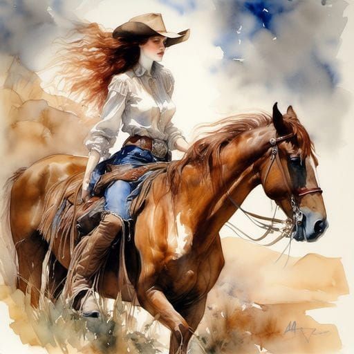 Majestic Horse in Meadow