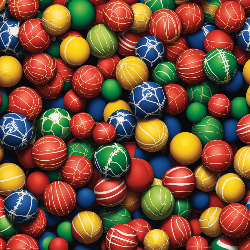 AI-Generated Balls Image