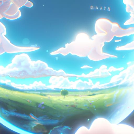 Anime Planetscape by Makoto Shinkai: 8k Resolution