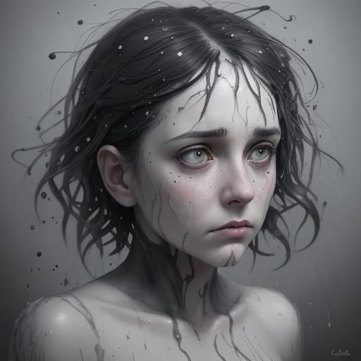 Emotional Comic Art in Black and White