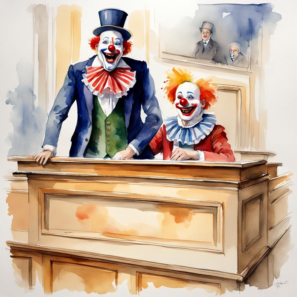 A clowns in parliament...