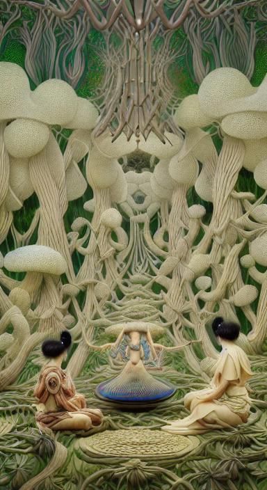 Surreal Poem Composition in a Starship