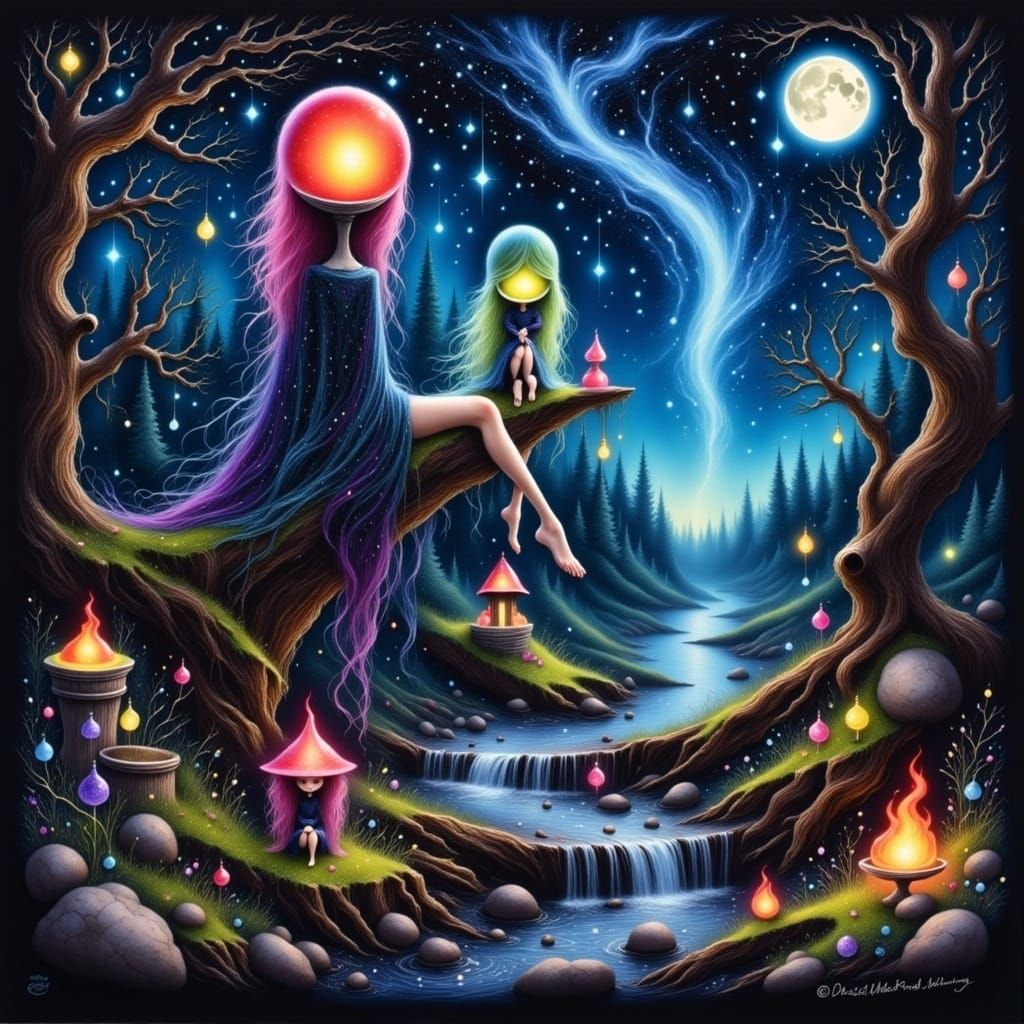 Mystical Otherworldly Dreamscape of Wonder