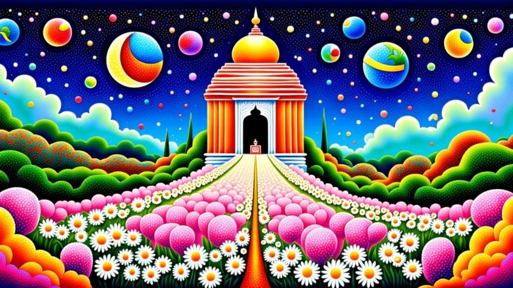 A Vibrant Temple Dedicated to the Mysterious Kalindi's Gift