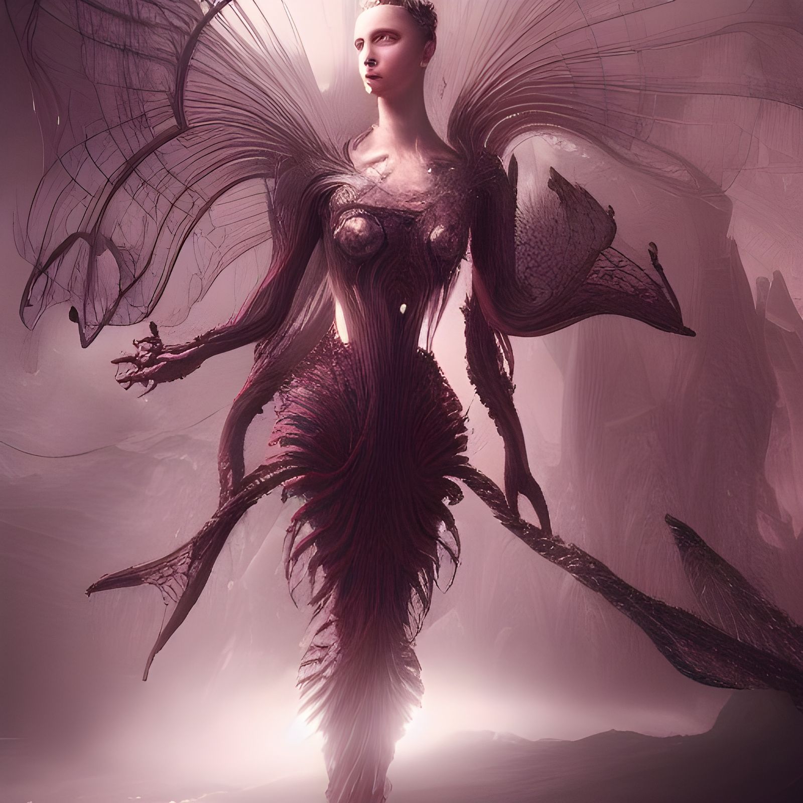 Persephone in Iris van Herpen Gown