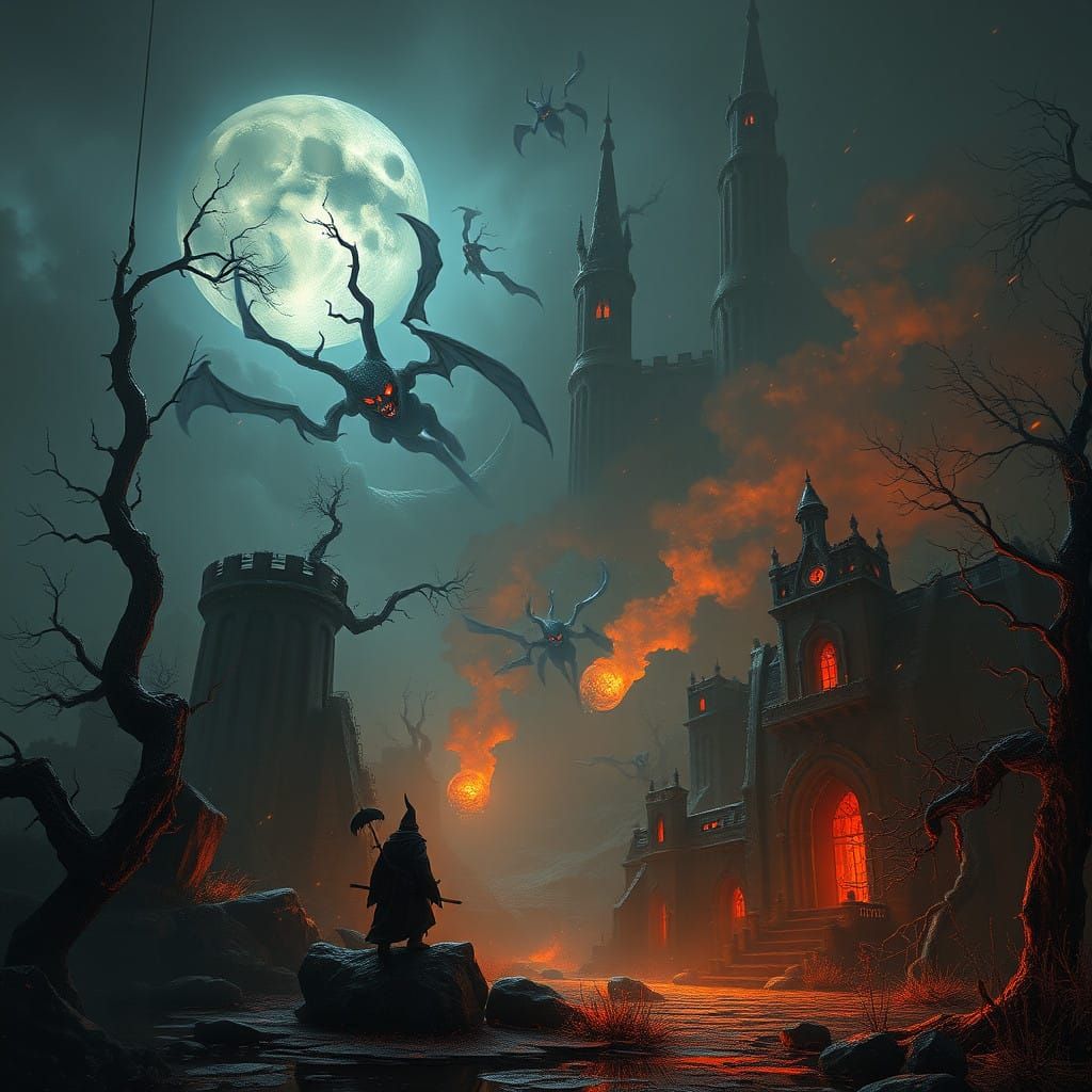 Ethereal Fantasy Realm Unveiled in Vibrant Colors