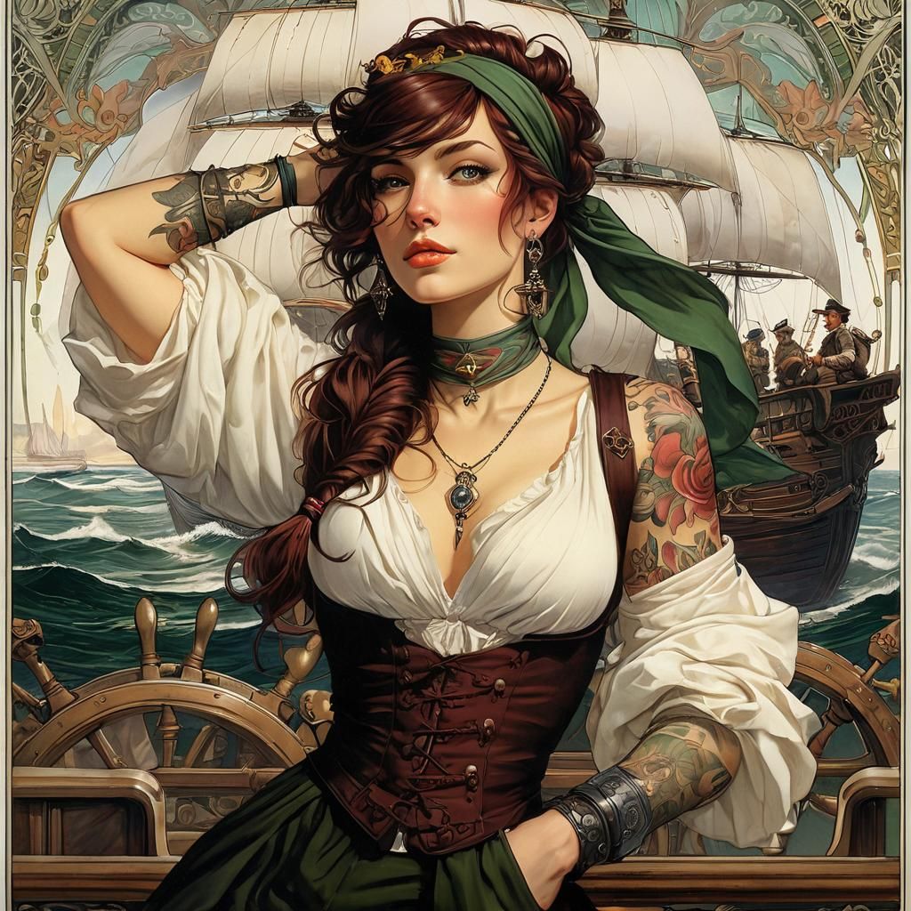 The Crew of the "Harpy" - Marguerite aka Margot La Jolie aka...