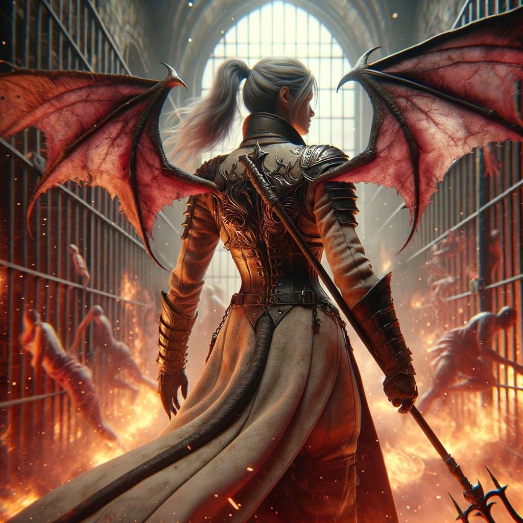Devil Princess Glaysa, Warden of Hell in Dark Fantasy