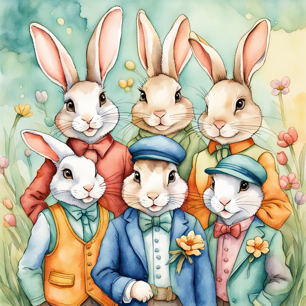 A Day At Bunny School