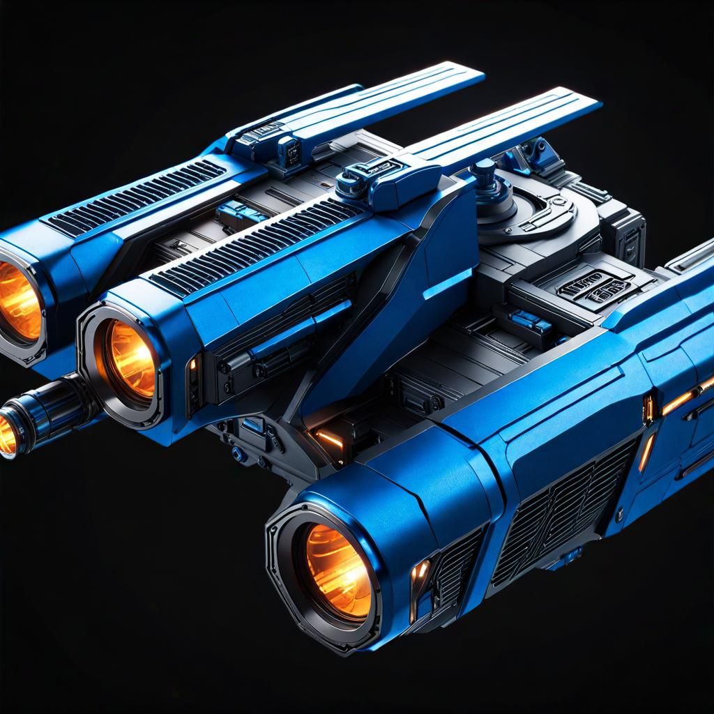 Detailed Mockup - Twin Particle Beam Turret