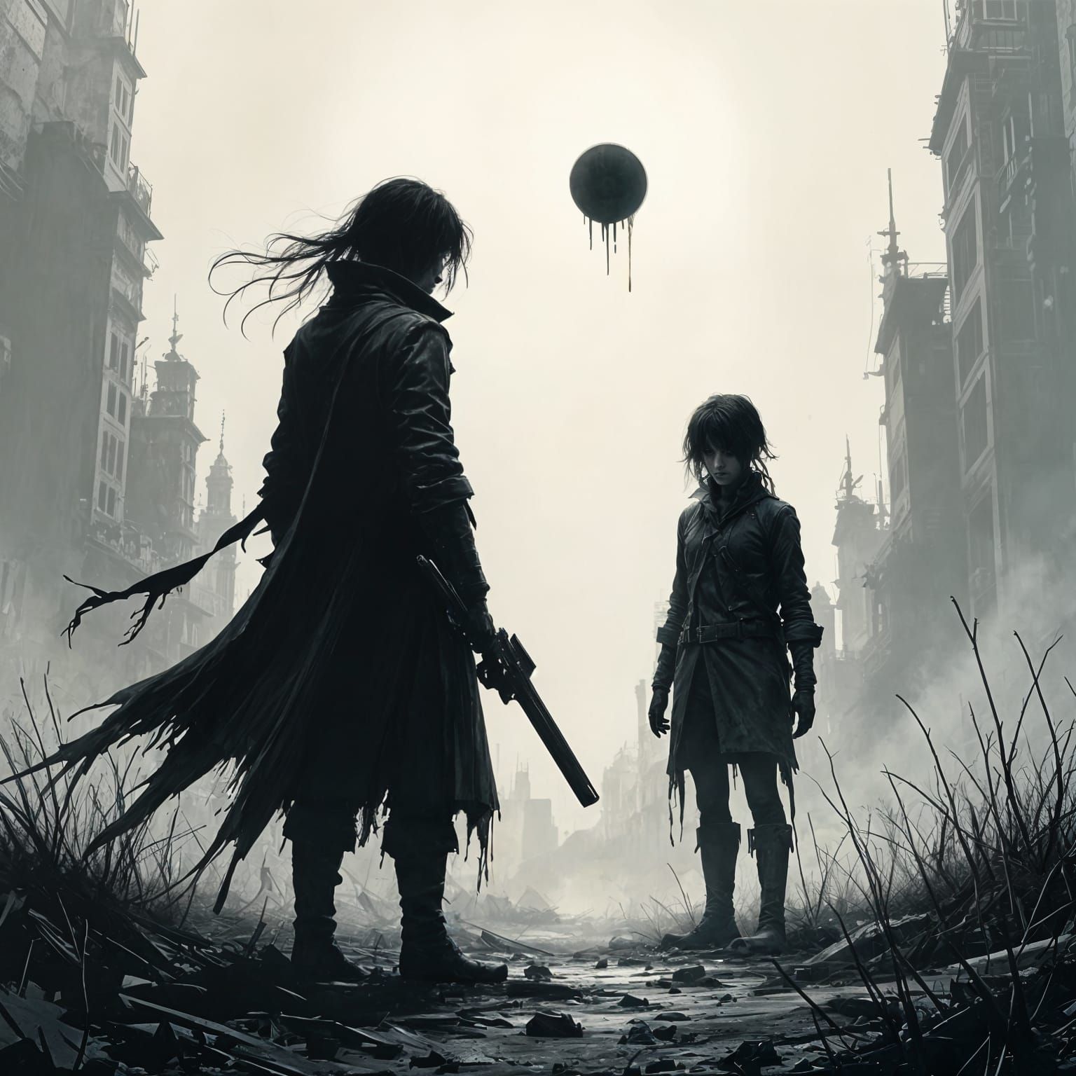 Dark Hollow in Graphic Novel Style, 4K Detail