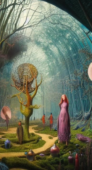 Mysterious Simulated Life: A Surreal Fairytale
