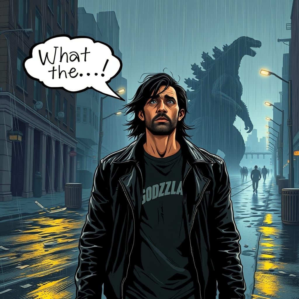 Gritty Rainy Night Encounter