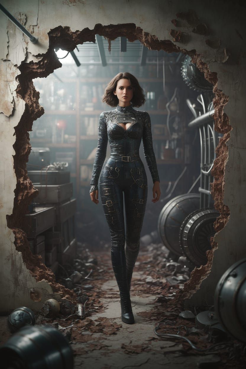 Was She Dangerously Beautiful? Chaotic Deconstruction of Germ-Ridden Industrial Goth Wallpaper and Soft Furnishings