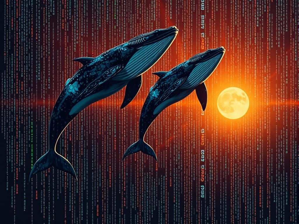 Whales Dancing in a Cyberpunk Matrix