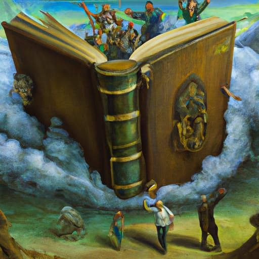 Fantastical Storybook Comes Alive as Oil Painting