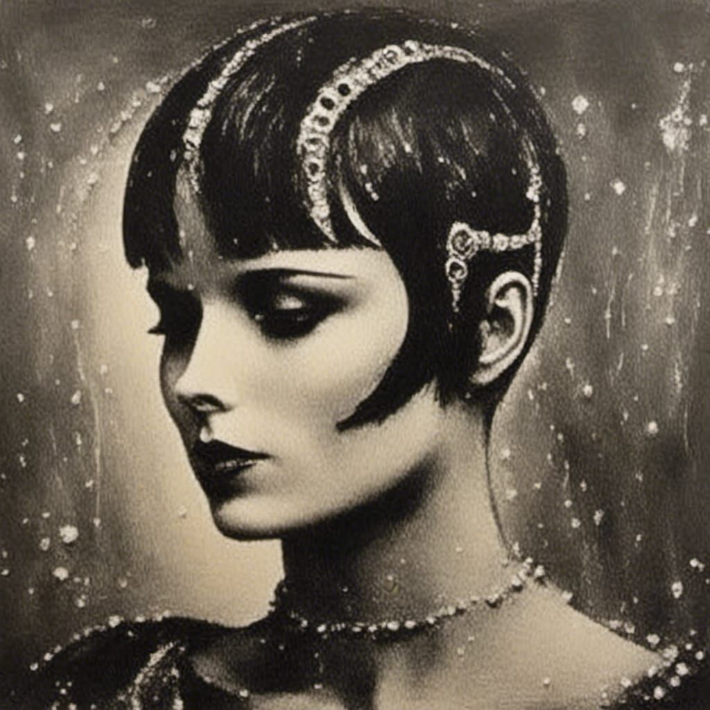 Surreal Portrait as Vivid Color Oil Painting