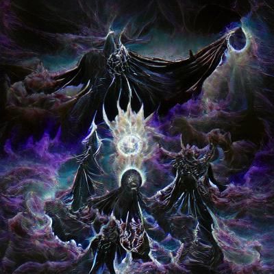 Darkness Ascending: An Abstract Depiction