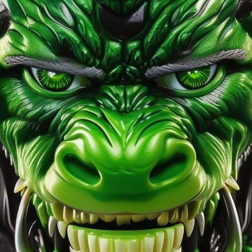 Hyperdetailed Eye with Swirling Colors as Gouache Art