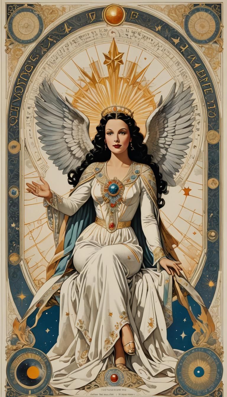 Hedy Lamarr as Steampunk Angel Princess