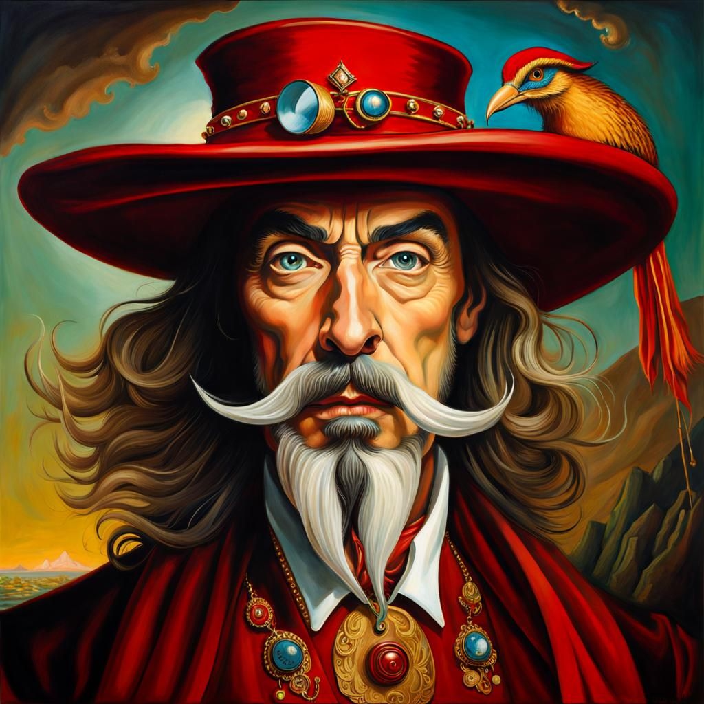 Rincewind in the style of Dali
